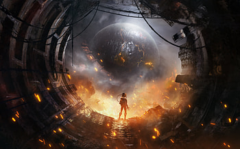 Sci-fi, concept art, planet, fantasy HD wallpaper