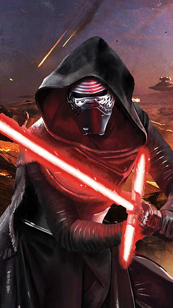 Kylo Ren, art, Darkside, Star_Wars HD phone wallpaper