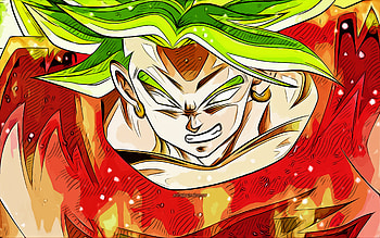 Angry Broly, abstract art, Dragon Ball, DBS, Dragon Ball Super, vector art, Broly, DBS characters, Broly DBS, Broly , Broly Dragon Ball HD wallpaper