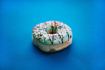 Food, close up, dopings, doughnut HD wallpaper