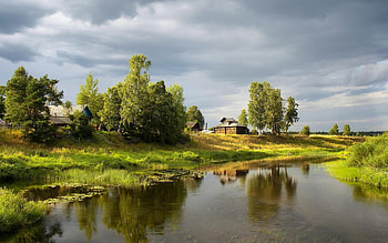 Landscape, Rivers HD wallpaper