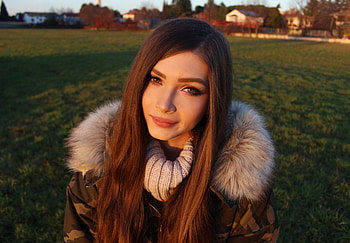 Russian, woman, long hair, model HD wallpaper