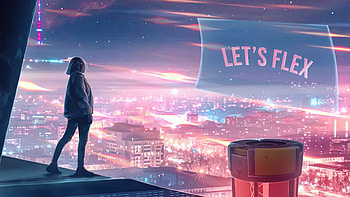 Lets Flex, artist, artwork, digital-art HD wallpaper