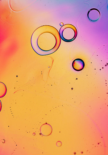 Abstract, Water, Bubbles, Bright, Multicolored, Motley, Gradient HD phone wallpaper