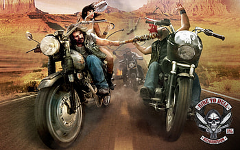 Outlaw Biker HD wallpaper