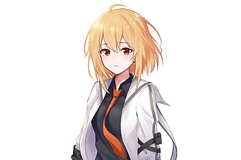 Cute, curious, anime girl, Soul Worker, video game HD wallpaper