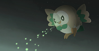 Video Game - PokÃ©mon Sun and Moon PokÃ©mon Rowlet (PokÃ©mon) HD wallpaper