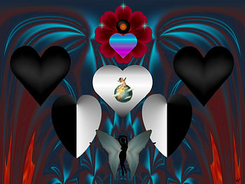 We'er always trying to find the Balance, eye candy, abstract, 3d, fractal, collage HD wallpaper
