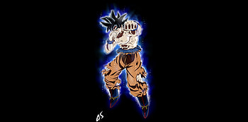 Son Goku, anime, minimal, art HD wallpaper