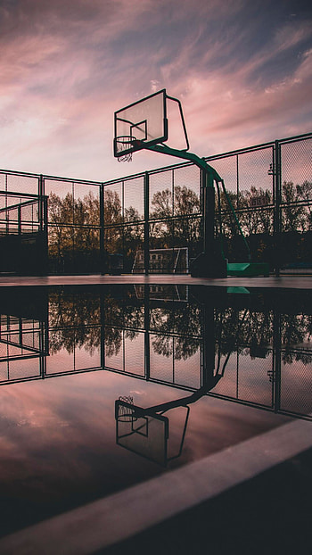 Basketball court, Goal (Sports) HD phone wallpaper