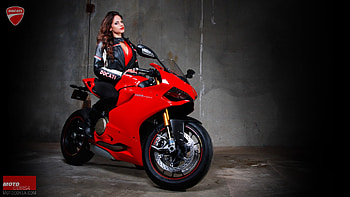 Ducati 1199, motorcycles, ducati, vehicle, model, brunette HD wallpaper