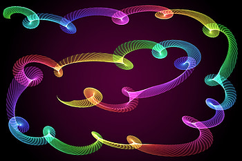 Neon Colors, colors, neon, fractal, abstract HD wallpaper