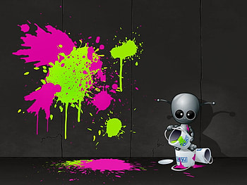 Ziggy, aliens, abstract HD wallpaper