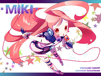 MIKI SF A2 VOCALOID, music, heads, singer, head, micro HD wallpaper