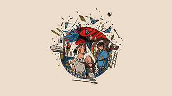 Princess Mononoke , Hayao Miyazaki, Fanpop exclusive, Breath-taking visuals HD wallpaper