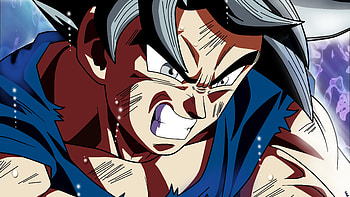 Goku, angry face, anime, dragon ball super HD wallpaper