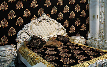 Interior, Miscellanea, Miscellaneous, Vintage, Design, Bed HD wallpaper