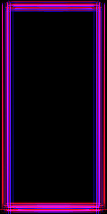 Another neon frame, border, awesome, minimal, primary_colors, cool, black, blue_and_red, simple, fun HD phone wallpaper