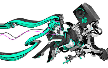 Miku Hatsune, miku, music, vocaloid, hatsune HD wallpaper