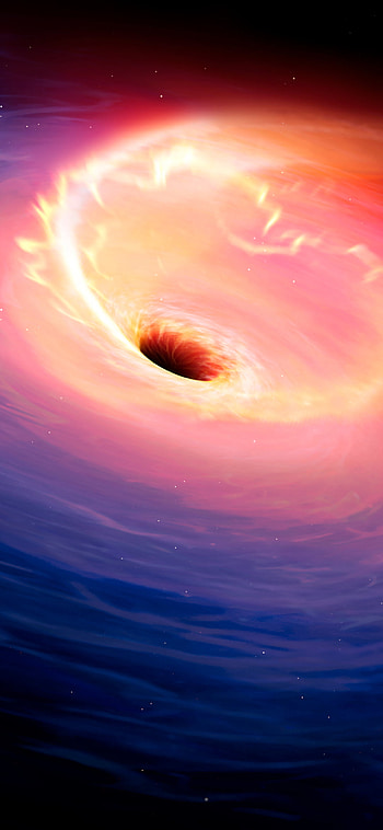 Auroral Vortex — Sci‑Fi Black Hole, Sci Fi, black hole HD phone wallpaper