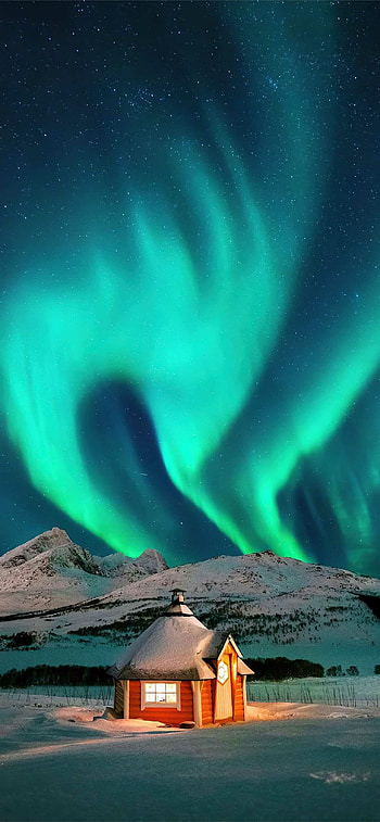 Norway, Aurora Borealis HD phone wallpaper