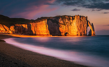Etretat Cliff , cliff, nature HD wallpaper