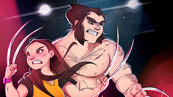 Laura And Logan X Men , x-23, logan, wolverine, superheroes, artist, artwork, digital-art, artstation HD wallpaper