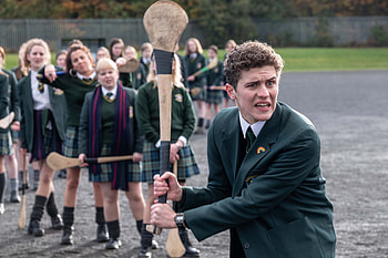 Derry Girls TV Series, Full cast lineup, Familiar faces, Memorable characters HD wallpaper