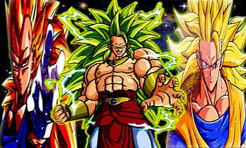 THE SUPER SAIYAN 3, GOKU, BROLY, DBZ, VEGETA HD wallpaper