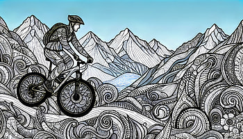 Mountain Biking Adventure, mountain biking, mountain, adventure, nature HD wallpaper