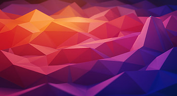 Vibrant Polyscape: Ultra, polyscape, Abstract, geometric, colorful, Digital Art HD wallpaper