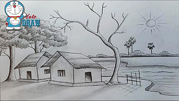 Best Sceneries For Drawing Best Drawing Scenery Pencil - Sketch Of Nature - & Background HD wallpaper