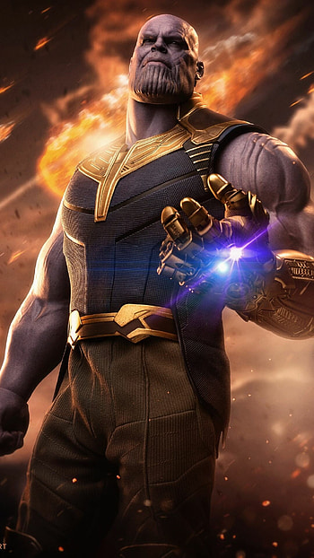Marvel Villain, Thanos, The Movie, Novocom HD phone wallpaper