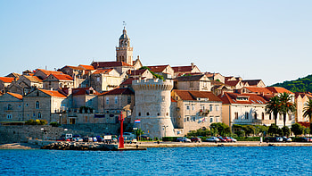 Korcula, Sailing routes, Croatian islands, Coastal beauty HD wallpaper