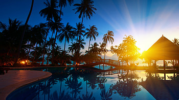 Thailand hotel, Ocean beach, Vacation paradise, Luxury getaway HD wallpaper