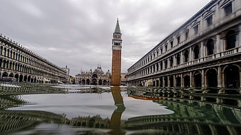Flotilla protest, Venice, Cruise ships, Motorboats HD wallpaper