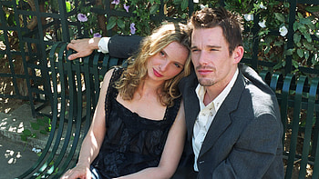 Before Sunset, Romantic sequel, Parisian charm, Bittersweet love story HD wallpaper