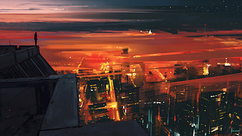 Where Are We, artist, artwork, digital-art, artstation, alone HD wallpaper