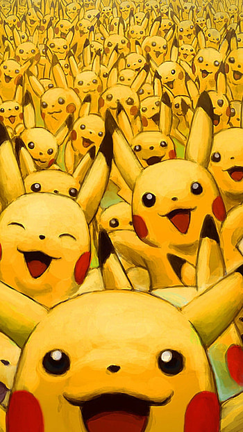 Wild pikachus for Galaxy S5 HD phone wallpaper