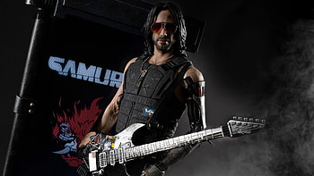 Keanu Reeves As Johnny Silverhand Cyberpunk 2077 , keanu-reeves, cyberpunk-2077, games HD wallpaper