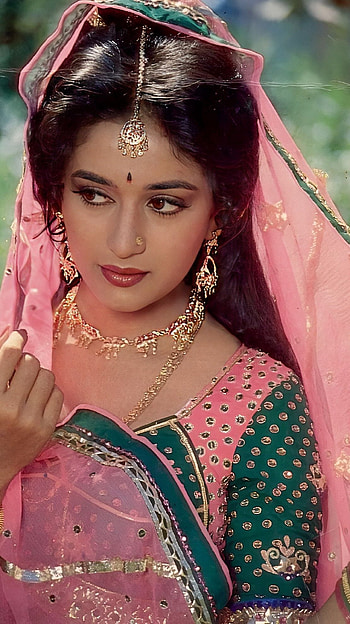 Madhuri Dixit, , vintage HD phone wallpaper