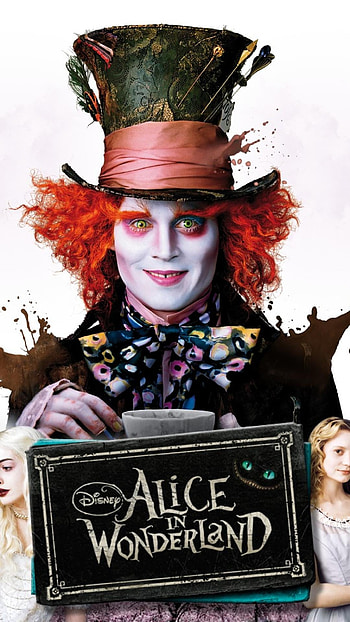 Wonderland, Mad Hatter, Mia Wasikowska HD phone wallpaper