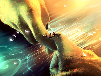 Fantasy, Art, Love, Couple, Pair, Hands, Imagination HD wallpaper