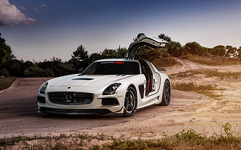 Tuning, Cars, Mercedes Sls, Black Series, Renntech HD wallpaper