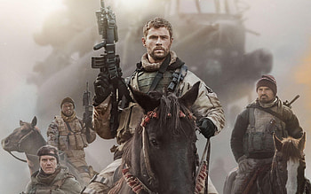 Chris Hemsworth, Movies, 12 Strong, Hollywood star HD wallpaper