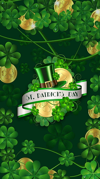 St. Patrick's Day, Clover , Festive celebration, Lucky charms HD phone wallpaper