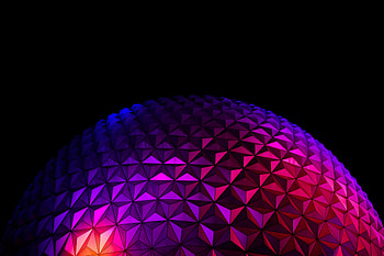 Violet, Miscellanea, Miscellaneous, Surface, Relief, Ball, Purple, Gradient HD wallpaper