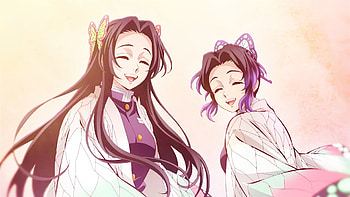 Kimetsu no Yaiba — Kanae & Shinobu Kochou: Butterfly Sisters, Anime, Demon Slayer: Kimetsu No Yaiba, Shinobu Kochou, Demon Slayer: Kimetsu No Yaiba - The Movie: Infinity Castle HD wallpaper