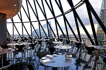 The Gherkin, Helix restaurant, Gourmet dining, Stunning views HD wallpaper