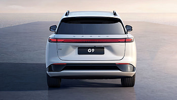 Back View, XPeng G9 SUV HD wallpaper
